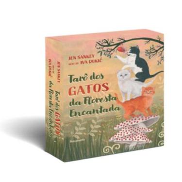 Imagem de Tarô dos gatos da floresta encantada - caixa com livro + 78 cartas - P