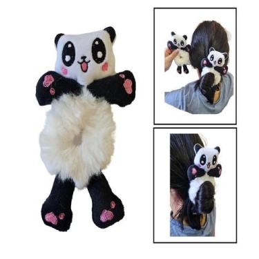 Imagem de Xuxinha Pelúcia Bichinhos Urso Panda com elástico Infantil, Preo, 1 un