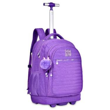 Imagem de Mochila rebecca bonbon de rodinha carrinho crinkle rb24043 - CLIO STYL
