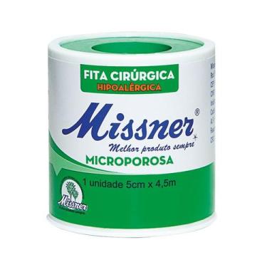 Imagem de Fita Microporosa Missner Branca 5,0cmx4,5