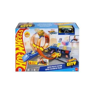 Imagem de Hot Wheels City Super Delegacia de Policia JBM71 - MATTEL