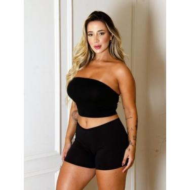 Imagem de Short Anágua Segunda Pele Feminino - SOLUTEX, Preto, M