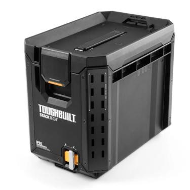 Imagem de Caixa Organizadora Modular para Ferramentas TB-B1-B-60C Stacktech com Bandeja e Divisórias Toughbuilt Brasil