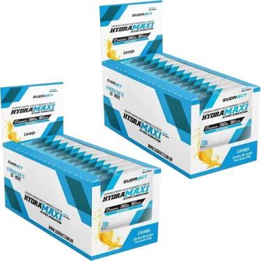 Imagem de Kit 2X Hydramaxi Isotônico em Pó - 25 Sachês 20g Laranja - Sudract Nut