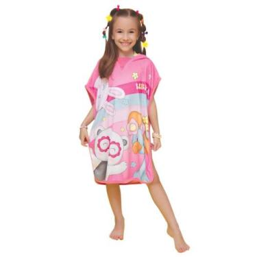 Imagem de Roupão infantil capuz orelhinhas bichos carinhosos le bhua, 4