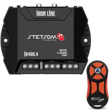 Imagem de Amplificador Stetsom Ir400 400w + Controle Jfa K600 Laranja