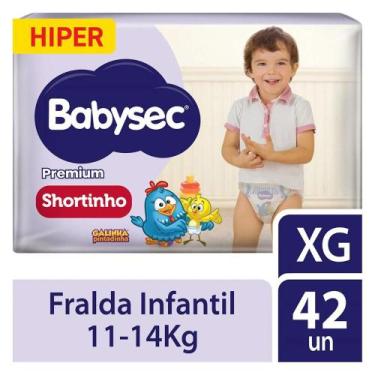 Imagem de Fralda Babysec Premium Hiper Shortinho PerfecFIT, XG c/42