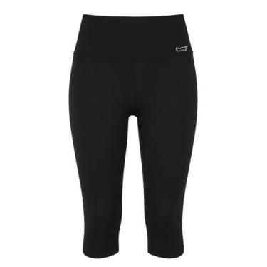 Imagem de Calça Capri Nay Sport CL21 Feminina Cós Largo Poliamida T. P/G, P, 01,