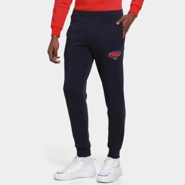 Imagem de Calça Puma Ess Lab Story 1 Sweatpants Masculina, Azul, G