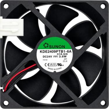 Imagem de Ventoinha KDE2409PTB1-6A 24V 3.6W 0.15A 2L 2P 92X92X25MM A1 - Sunon