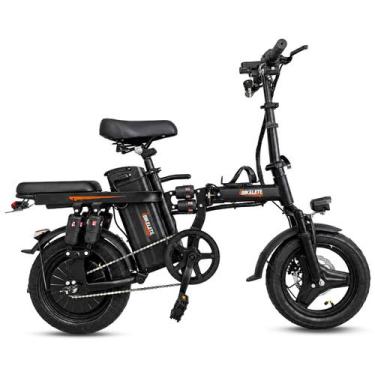 Imagem de Bicicleta Elétrica Yala Dobrável 350W 48V 12Ah Lítio Aro 14 Freio Disc