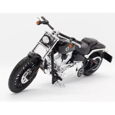 Imagem de Miniatura Harley-davidson 2016 Breakout Maisto Escala 1/18, Cinza, Esc
