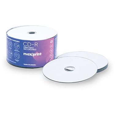 Imagem de MÍDIA CD-R Printable Gravável MAXPRINT 700 MB - 80 MIN - 52X - Bulk c/50 unidades