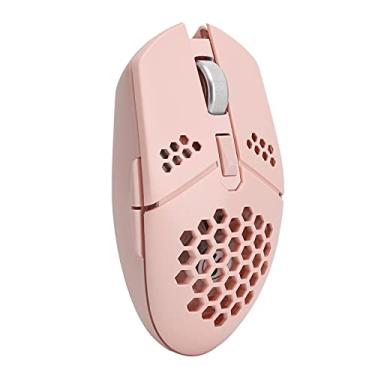Imagem de PUSOKEI Mouse para jogos sem fio RGB, mouse para jogos vazado RGB retroiluminado 800/1200/1600/2000DPI com fio universal para jogos, PC, laptop, com ventilador de refrigeração