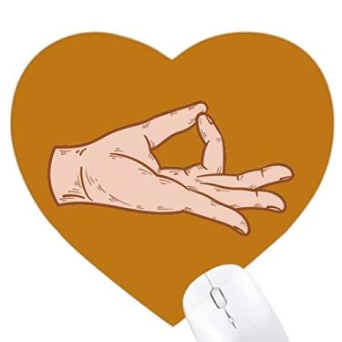 Imagem de Alright Ok Accomplish Gesture Mouse pad de borracha para escritório