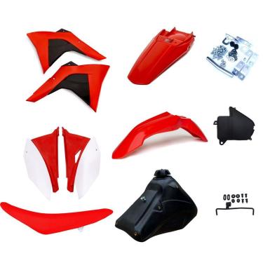 Imagem de Kit Plástico Amx Adaptável Completo Crf 230 P/ Xr 200 Xr 250