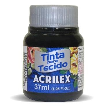 Imagem de Tinta Tecido Fosca 37ml 520 Preto - Acrilex