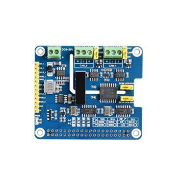 Imagem de Waveshare 2-Channel Isolated CAN FD Expansion HAT for Raspberry Pi CAN FD Support Multi Onboard Protection Circuits