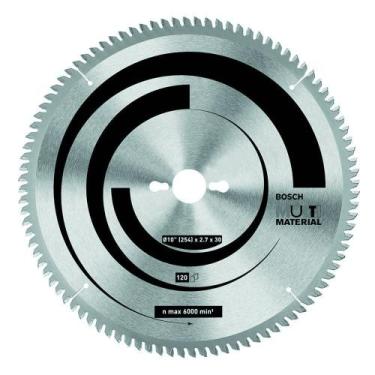Imagem de Disco Serra Circular 10' Alumínio 120 Dentes - Bosch - Ferramentas Bos