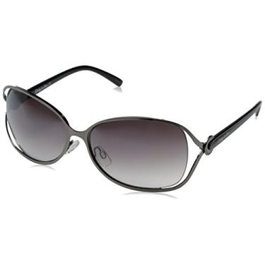 Imagem de Circus by Sam Edelman womens Cc183 Vented Metal UV Protective Women s Rectangular Sunglasses Trend Right Gifts for Women 60 mm, Gunmetal, mm US