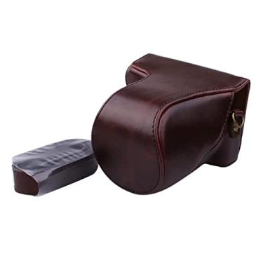 Imagem de Full Body Camera PU Leather Case Bag with Strap for Canon EOS M200
