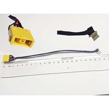 Imagem de Tomada DC-IN para Lenovo Ideapad Yoga 2 Pro 59394187 59394172 59428039, tomada conector de porta DC Power Jack Harness com cabo de fio.
