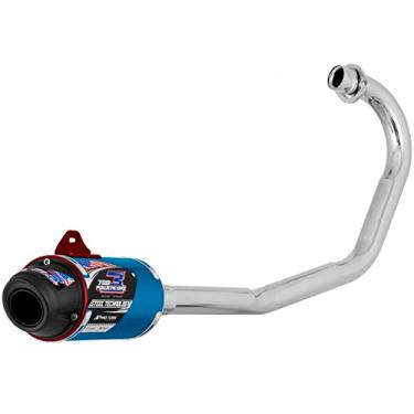 Imagem de ESCAPAMENTO PRO TORK POWERCORE 3 STEEL TECHNOLOGY TITAN 150 ESD 2004/08 AZUL