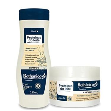 Imagem de Kit Proteínas Do Leite Bothânico Shampoo e Máscara 250g