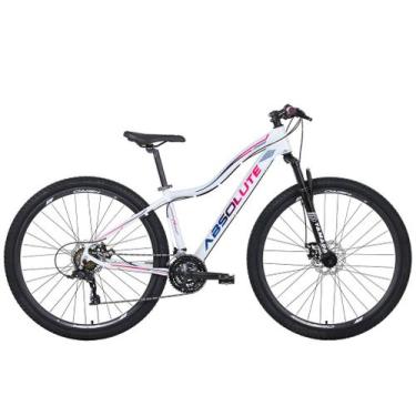 Imagem de Bicicleta Absolute Hera Aro 29 Quadro 15 Alumínio Branco/Pink/Azul 21V
