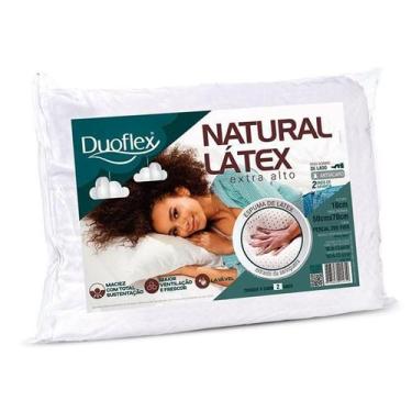 Imagem de Travesseiro Natural Látex Extra Alto 18cm De Altura Ln1101 Duoflex