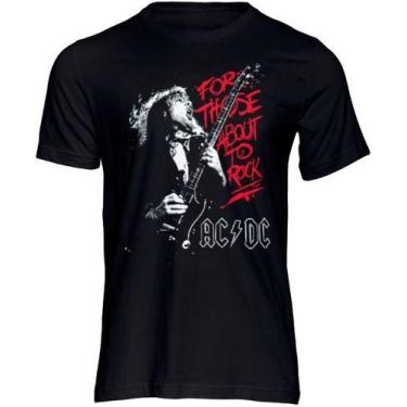 Imagem de Camiseta Ac Dc Heavy Metal Camisa Masculina Banda Rock  - Personalizad