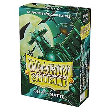 Imagem de 2 Packs Dragon Shield Matte Mini Japanese Olive Green 60 ct Card Sleeves Value Bundle!