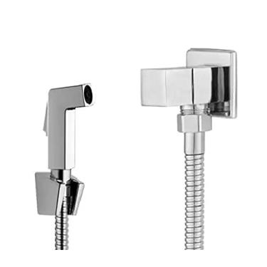 Imagem de Soft Inox Chuveiro Quadrado Em Metal Gatilho Quadrado