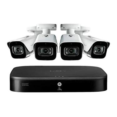 Imagem de Lorex 4KMPX44-2 4K Sistema de Vigilância Analog MPX Com D861A82B 4K 2TB 8Ch DVR e 4 Bala C861MB 4K Áudio Câmaras