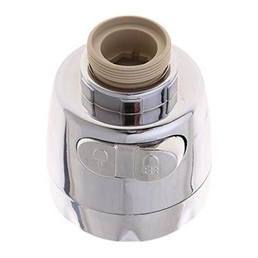 Imagem de Bocal de torneira de 22 mm, aerador, borbulhador, filtro de torneira economizadora de água de dois modos, prata