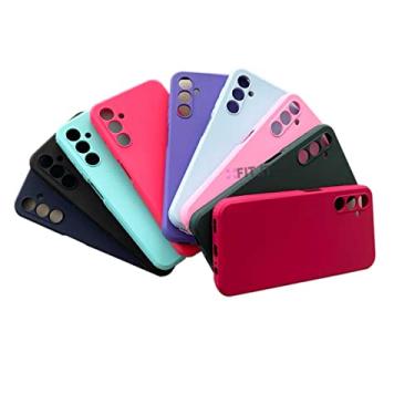 Imagem de Capa Colorida Forro Interno Aveludado para Samsung Galaxy M14 5g (Pink 4)