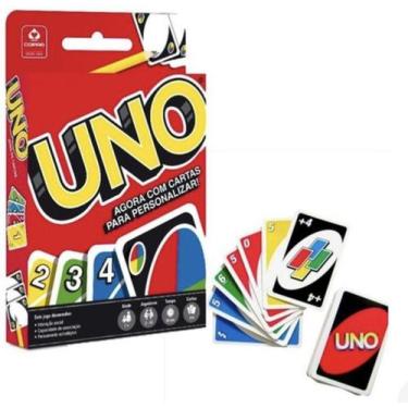 Jogo para Família e Amigos UNO Original 2 a 10 Jogadores - Mattel - Deck de  Cartas - Magazine Luiza