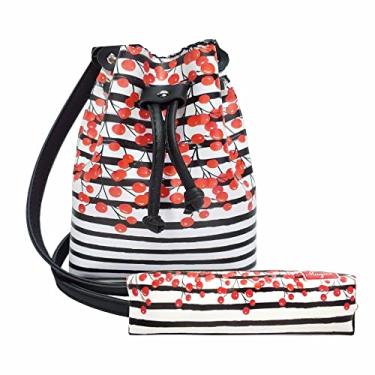 Imagem de Kit Infantil Feminino Bolsa e Estojo Cerejinhas, Magicc KI-081
