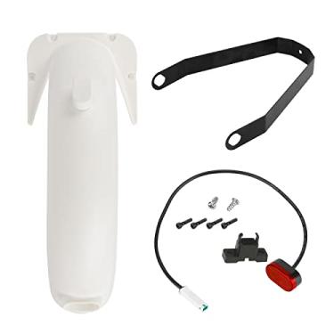 Imagem de Kit de guarda-lamas traseiro Acessório de substituição de scooter com suporte de guarda-lamas Luz de freio traseiro compatível com scooter elétrico G30 Max
