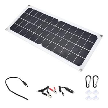 Imagem de Placa de carregamento de painel solar fotovoltaico de 10 W com duas portas USB para RVs, aviões de barco, satélites, painéis solares de espaçoporto