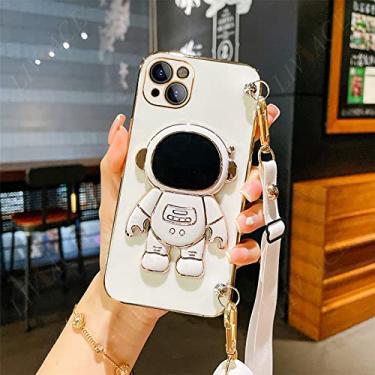 Imagem de Capa de suporte de telefone de astronauta crossbody para Xiaomi para Redmi Note 11 Pro 12 8 8t 10 9 Pro Max 7 9 9A 9T 9C Capa de suporte, Y6, para Note 9 Pro Max