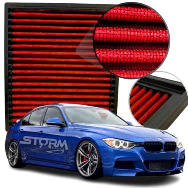 Imagem de Filtro Esportivo De Ar Compatível com Bmw 420i série 4 Ano 2014 a 2016 Motor 2.0 16v Fluxo Rs Filter Lavável reutilizavel Gran Coupe M Sport Cabrio GP TwinPower