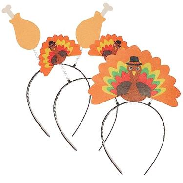 Imagem de 3 peças de acessórios para faixa de cabeça de peru roupas infantis/2235