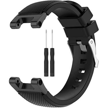 Imagem de Nandos-Store - Pulseiras Sport NSmart compatível com T-REX - T-REX PRO - T-REX 2 (T-REX 2, ‎Preto rajado)