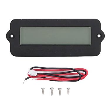 Imagem de Indicador de tensão de capacidade da bateria, monitor de bateria de carro portátil à prova d'água display lcd indicador de nível de bateria (6 cordas)