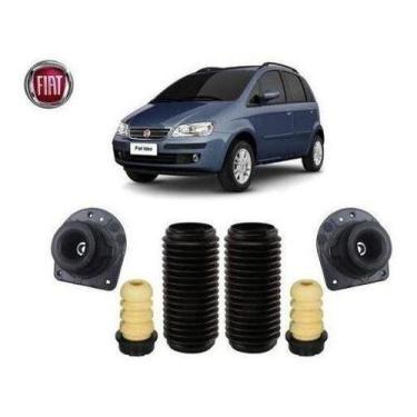 Imagem de 2 Kit Fiat Idea 2005/16 Coxim Batente Amortecedor Dianteiro - Auto Fle