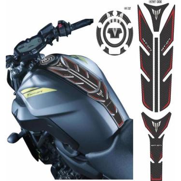 Imagem de Adesivo Protetor de Tankpad + Bocal Yamaha MT 07 Kit 06 - Resitank