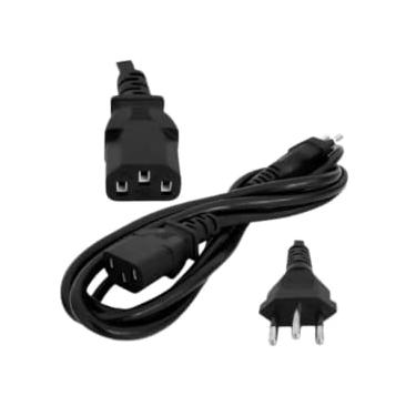 Imagem de Kit 10 Cabo Força Energia Pc Atx Monitor Cpu Ac Bivolt