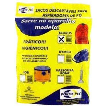 Imagem de Kit 3 Sacos Para Aspiradores De Pó Modelo Taurus. - Porto Pel