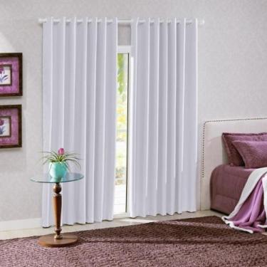 Imagem de Cortina para Sala Quarto Corta Luz Liso 3,60m x 2,50m - Bella Janela, 